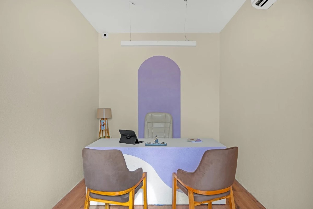 Reception area at Samsara Yoga Studio
