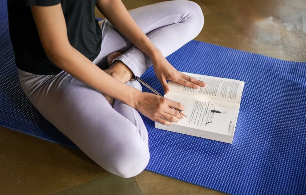 Yoga practice at Samsara Yoga Studio